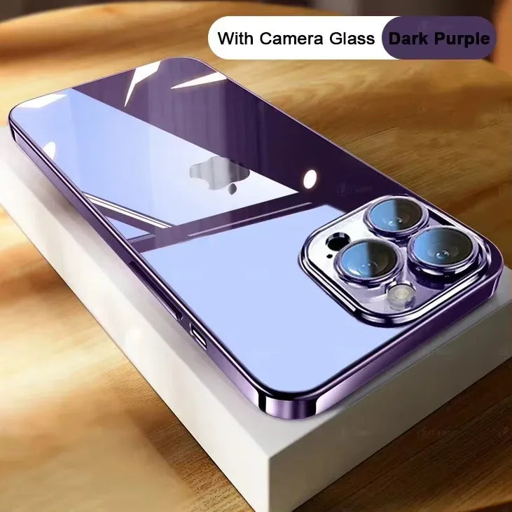 High Quality Plating Clear Phone Case
