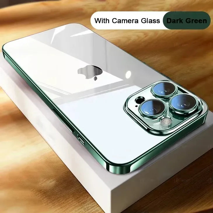 High Quality Plating Clear Phone Case