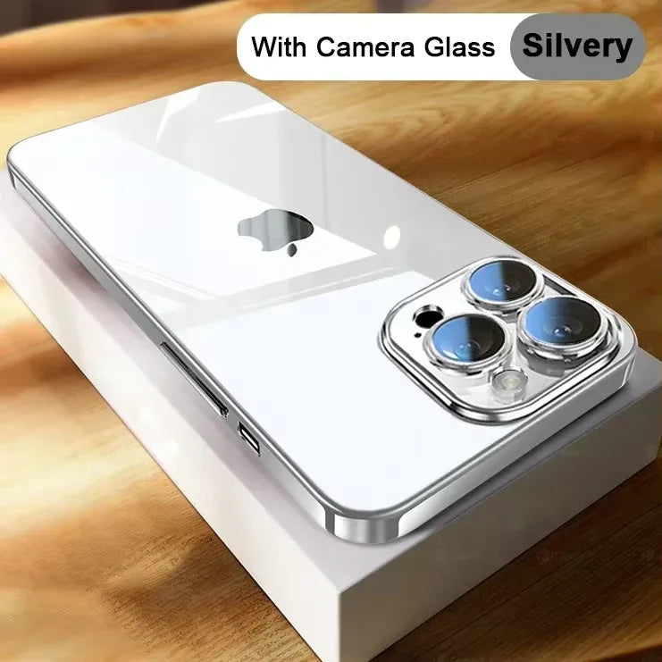High Quality Plating Clear Phone Case