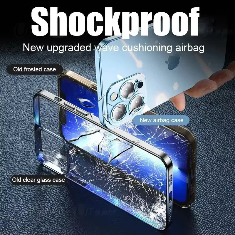 High Quality Plating Clear Phone Case