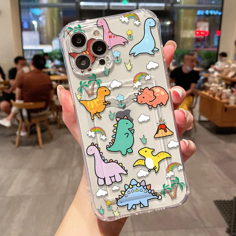 Cute Dinosaur Silicone Phone Case